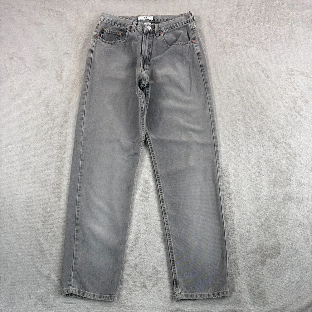 Vintage Armani‎ Exchange Jeans Men Actual 29x31 (Tag 33x34) Grey Disney Pictures